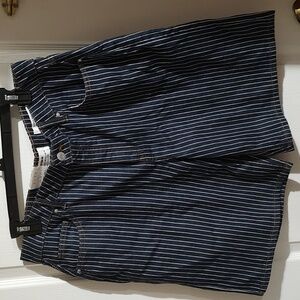 Cotton On Baggy Jean Striped Shorts Sz 8 NWT